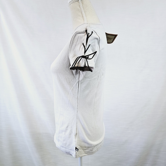 NWT Harley Davidson Tie Sleeve Graphic Tee - Picture 4 of 9